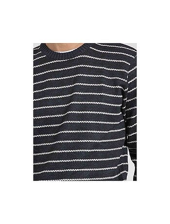 Jersey cuello redondo a rayas LIMUTIL