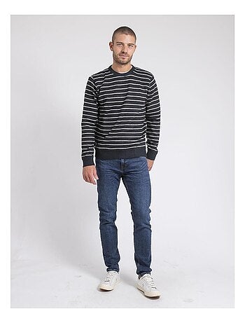 Jersey cuello redondo a rayas LIMUTIL