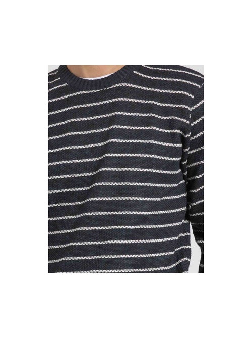Jersey cuello redondo a rayas LIMUTIL - Kiabi