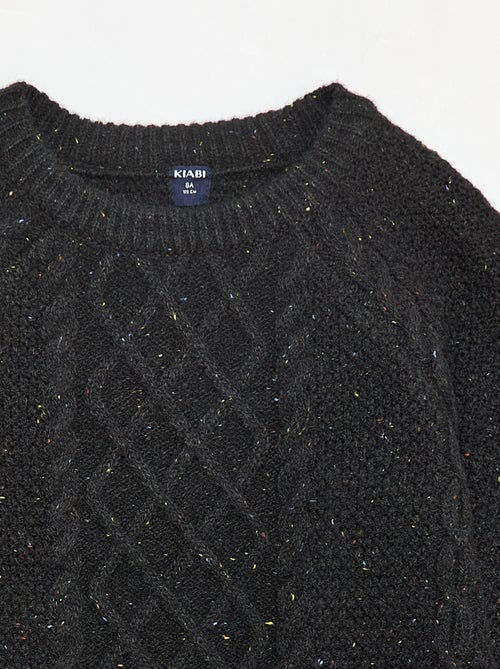 Jersey cuello redondo cálido liso - Kiabi