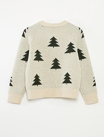 Jersey cuello redondo con dibujo