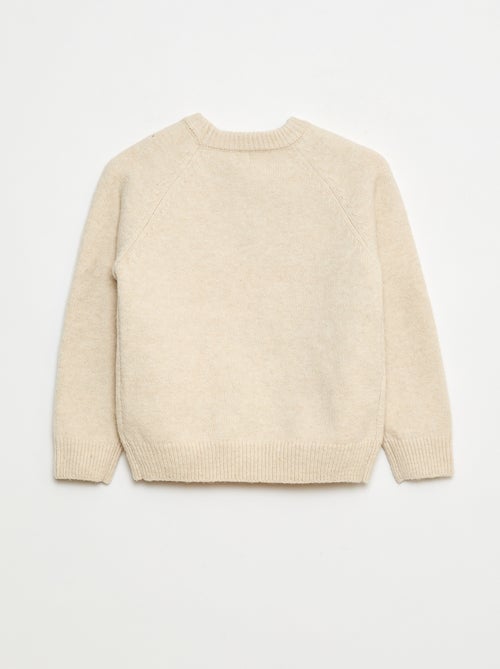 Jersey cuello redondo con diseño animado - Kiabi