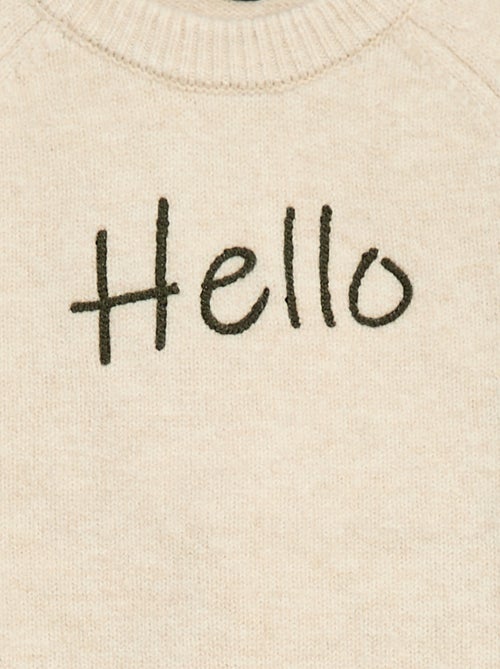 Jersey cuello redondo con diseño animado - Kiabi