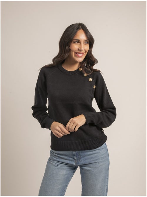 Jersey cuello redondo de puro algodón KORDINE - Kiabi