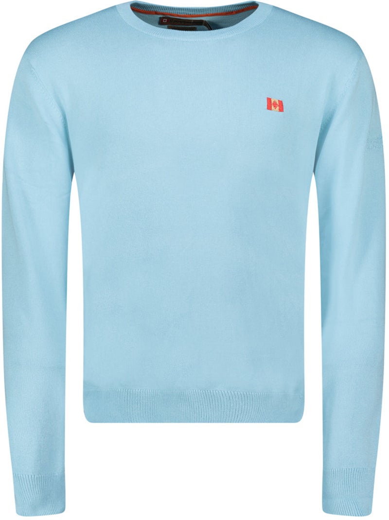 Jersey cuello redondo ferasmeak – canadian peak Azul cielo - Kiabi