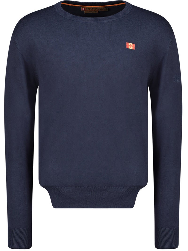Jersey cuello redondo ferasmeak – canadian peak Azul marino - Kiabi