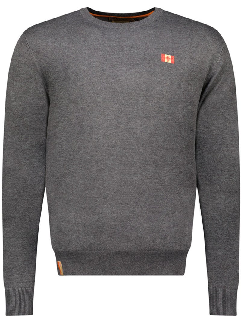 Jersey cuello redondo ferasmeak – canadian peak Gris oscuro - Kiabi