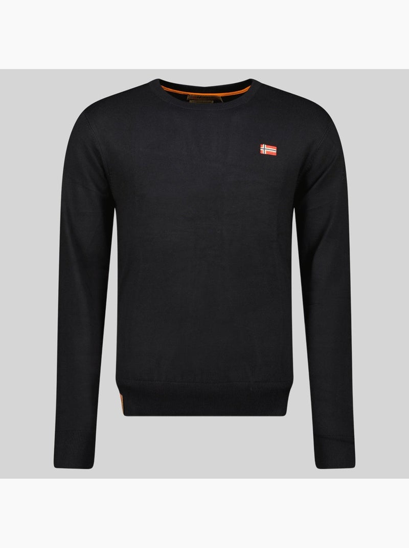 Jersey cuello redondo ferasmo – geographical norway Negro - Kiabi