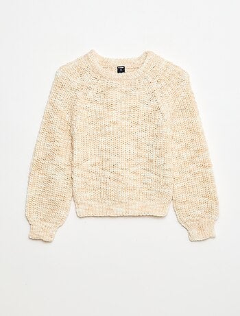 Jersey cuello redondo manga larga
