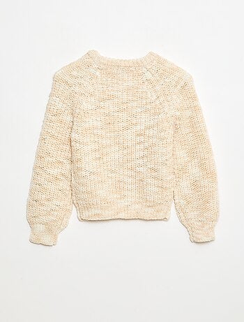 Jersey cuello redondo manga larga