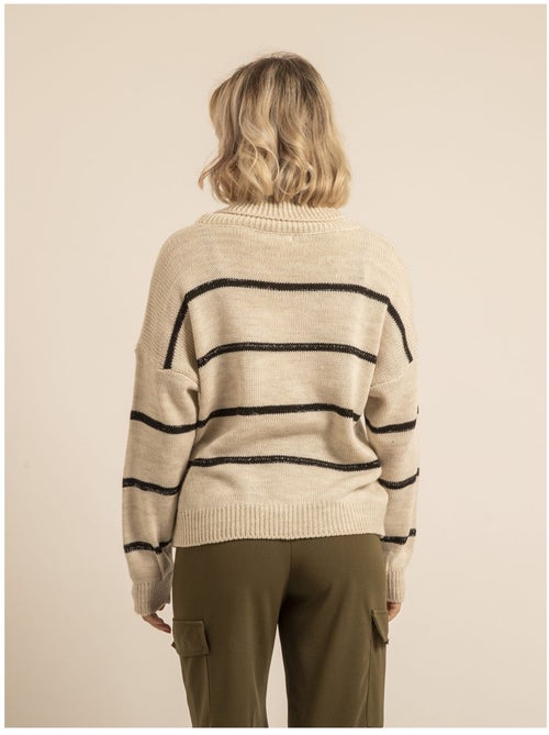 Jersey cuello vuelto de rayas KAVALIE - Kiabi