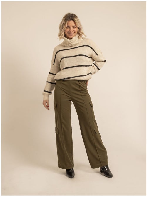 Jersey cuello vuelto de rayas KAVALIE - Kiabi