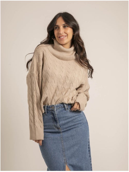 Jersey cuello vuelto KALORE - Kiabi