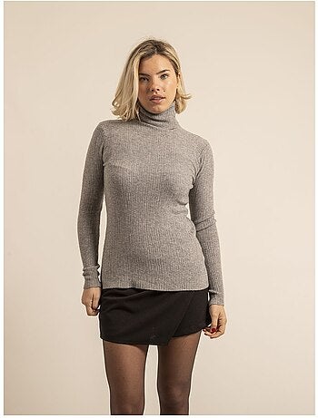 Jersey cuello vuelto texturizado KILANIE