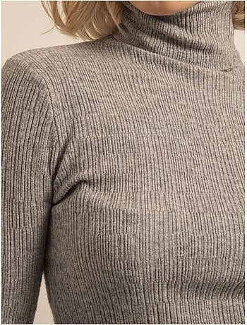 Jersey cuello vuelto texturizado KILANIE