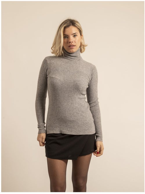 Jersey cuello vuelto texturizado KILANIE - Kiabi