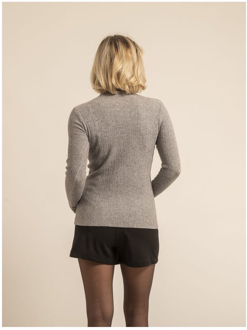 Jersey cuello vuelto texturizado KILANIE - Kiabi