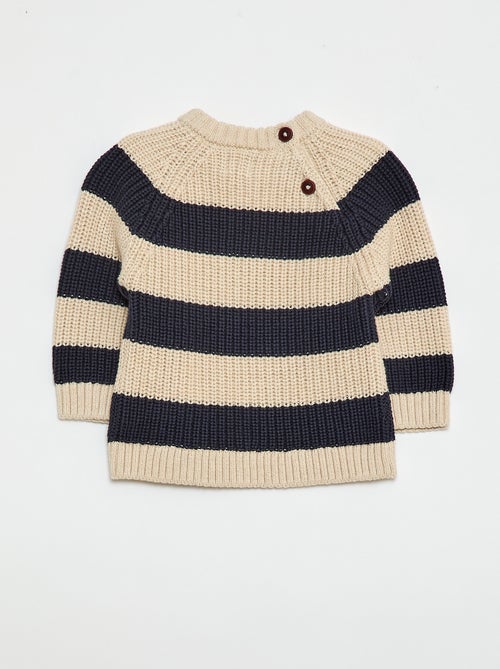 Jersey de algodón con punto perlado - Kiabi