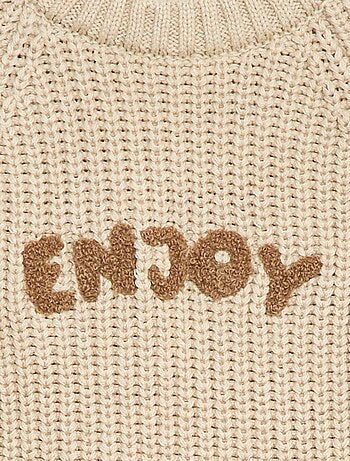 Jersey de algodón con punto perlado