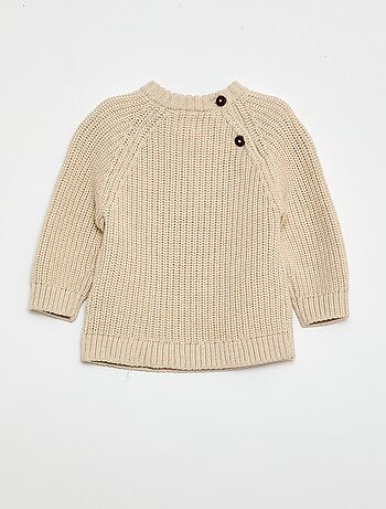 Jersey de algodón con punto perlado