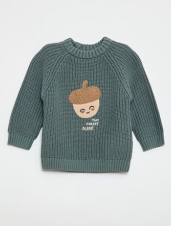 Jersey de algodón con punto perlado