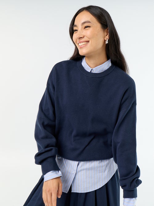 Jersey de algodón grueso - Kiabi