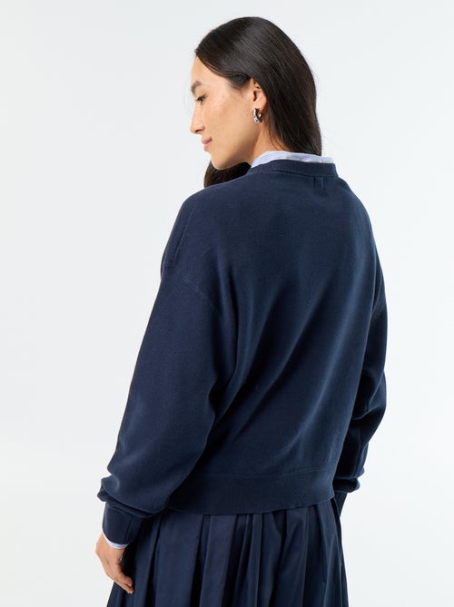 Jersey de algodón grueso - Kiabi