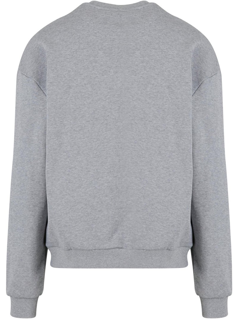 Jersey de algodón para hombre - build your brand Gris jaspeado - Kiabi