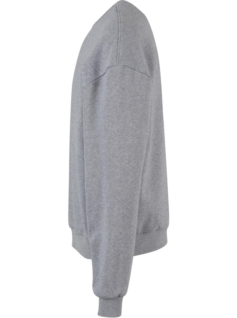 Jersey de algodón para hombre - build your brand Gris jaspeado - Kiabi