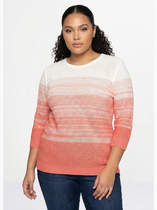 Jersey de algodón suave con manga 3/4 - Afibel - Kiabi