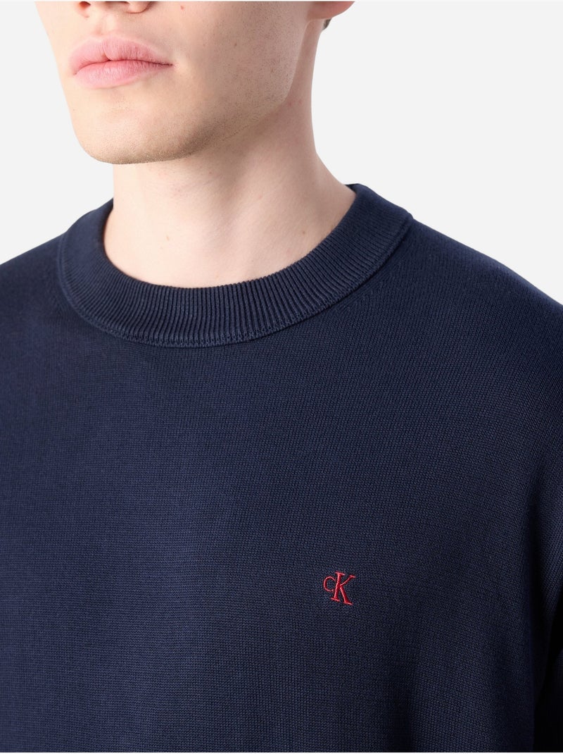Jersey de canalé - Calvin Klein Azul oscuro - Kiabi