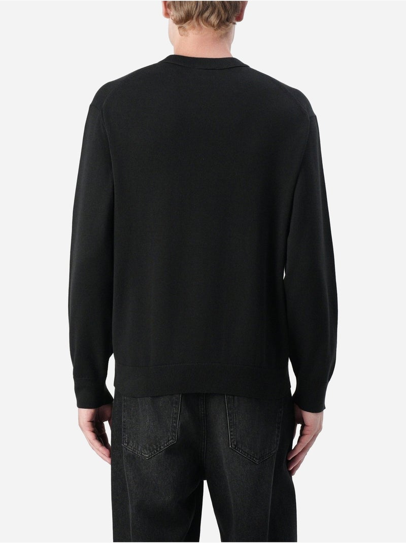 Jersey de canalé - Calvin Klein Negro - Kiabi