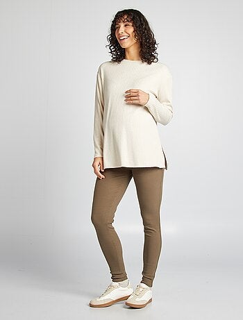 Jersey de canalé de premamá