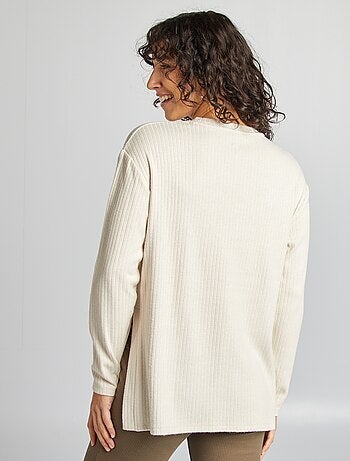 Jersey de canalé de premamá