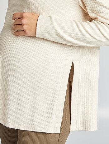 Jersey de canalé de premamá