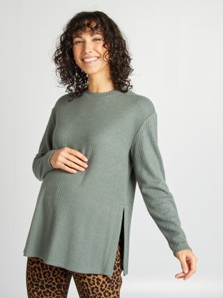 Jersey de canalé de premamá