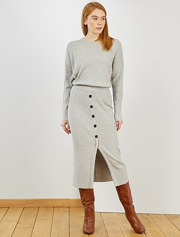 Jersey de canalé - Kiabi