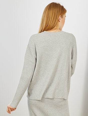 Jersey de canalé - Kiabi