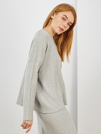 Jersey de canalé - Kiabi