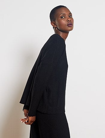 Jersey de canalé - Kiabi