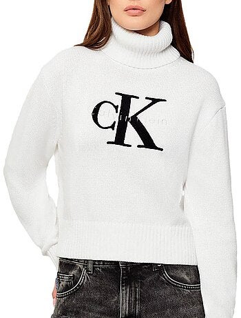 Jersey de Chenilla Calvin Klein Jeans para Mujer