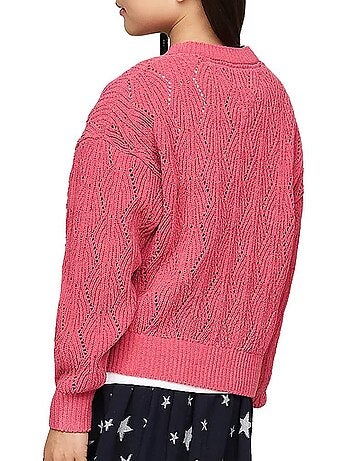 Jersey de chenilla tommy hilfiger para niña