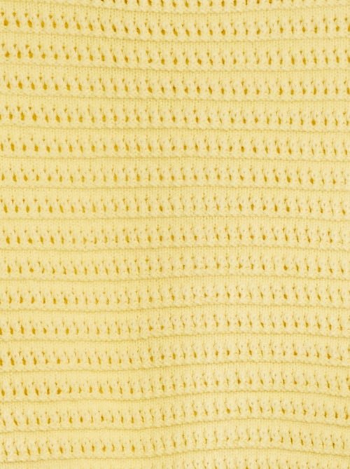 Jersey de croché de manga corta - Kiabi