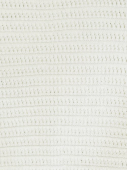 Jersey de croché de manga corta - Kiabi