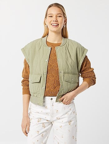 Jersey de croché de manga larga