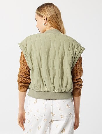 Jersey de croché de manga larga