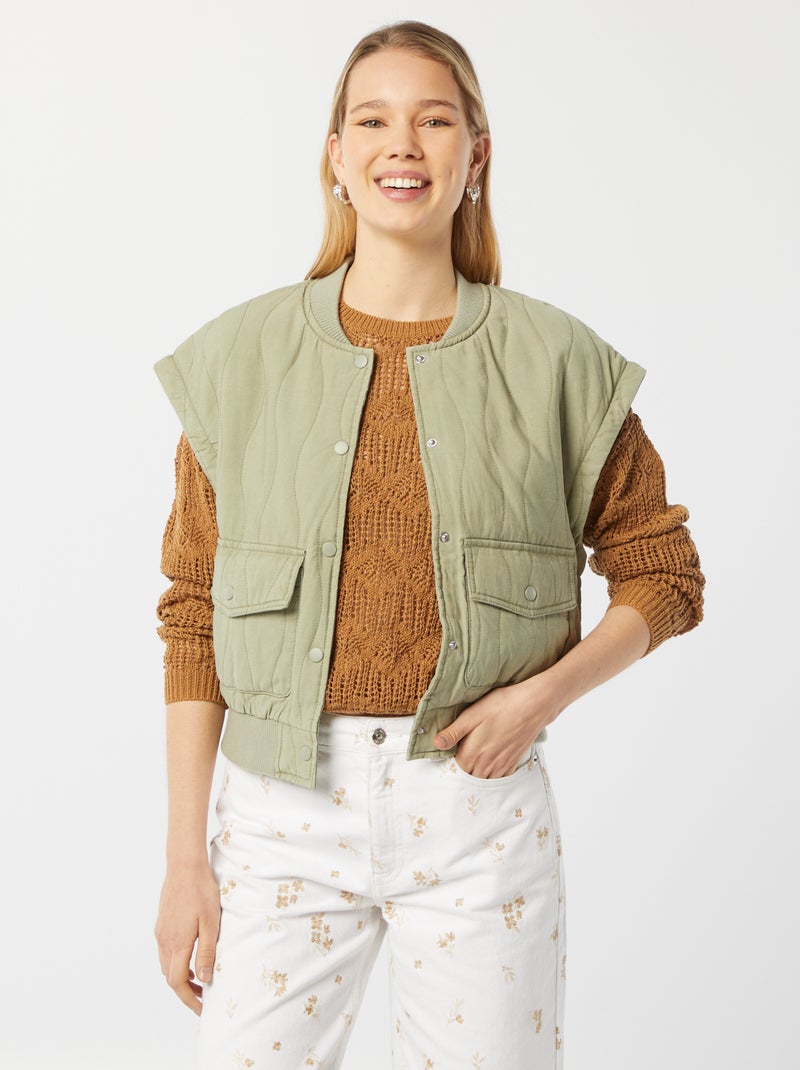 Jersey crochet manga larga - Mujer | MANGO OUTLET España (Península y Baleares