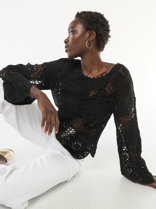 Jersey de croché - Kiabi