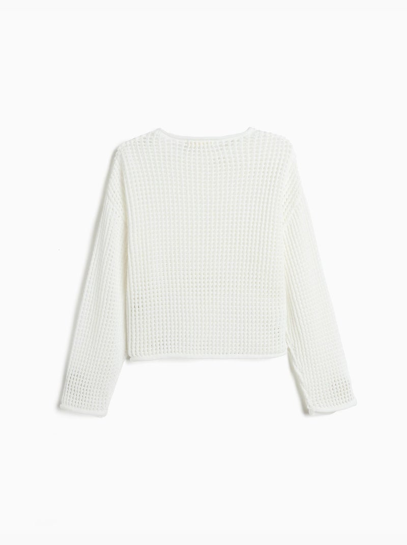 Jersey de crochet, MO Fashion Blanco - Kiabi