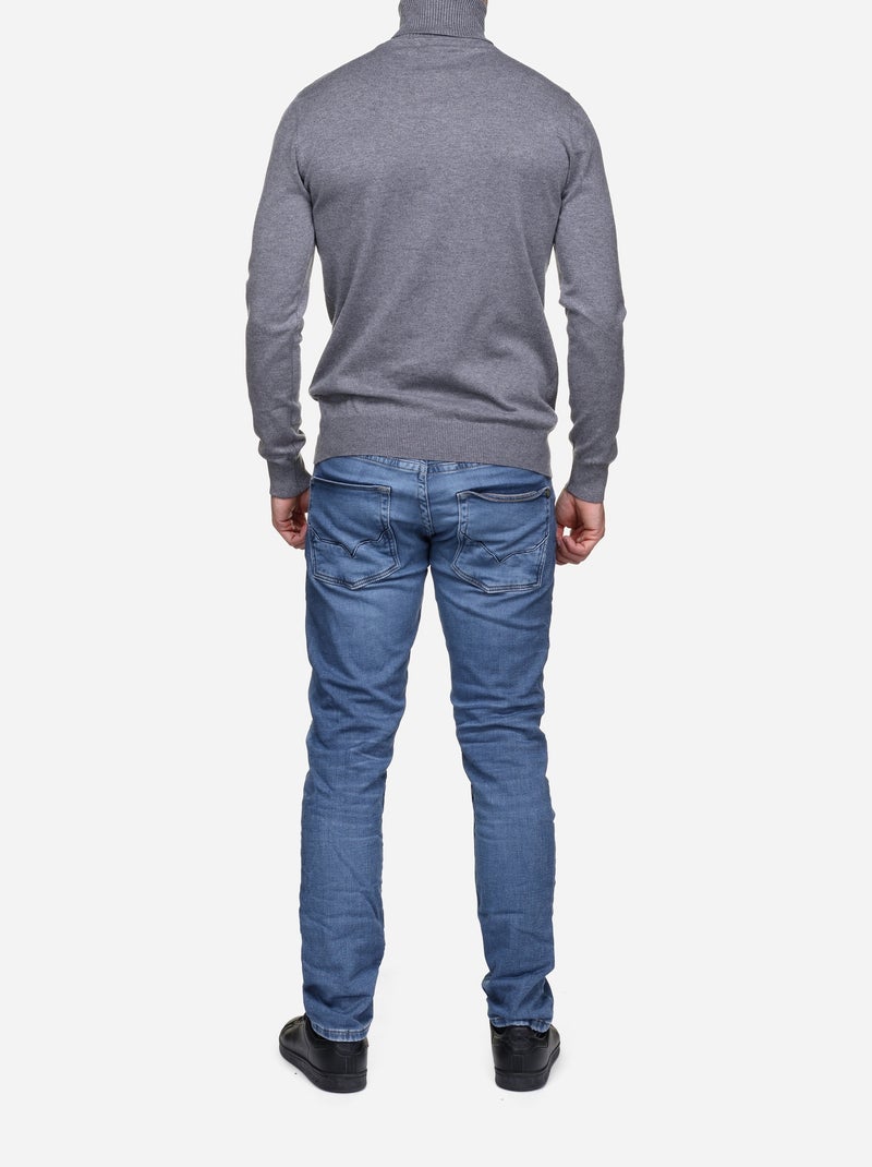 Jersey de cuello alto - Kenzarro Gris claro - Kiabi